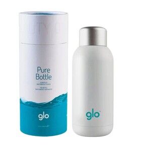 GLO Pure Bottle UV Purifying Water Smart Bottle Double Insulation NEW